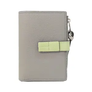 Pre-owned Loewe Calfskin Small Leather Goods Calf Leather Compact Wallet