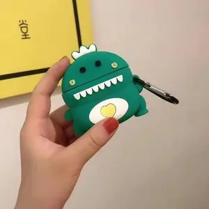 Protective Case for Airpods Pro/ Cute Cartoon Superman Dinosaur Headphone Charging Box