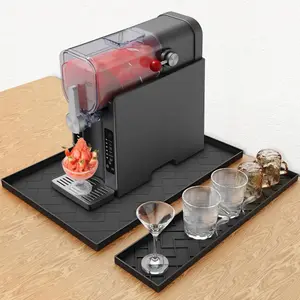 Mat for Ninja Slushie Machine & Cream Maker- Removable 22.5"*15"*0.7" Countertop Protector Mat,Concave Convex Design, leak-proof and Slip-resistant, Compatible with blender&juicer