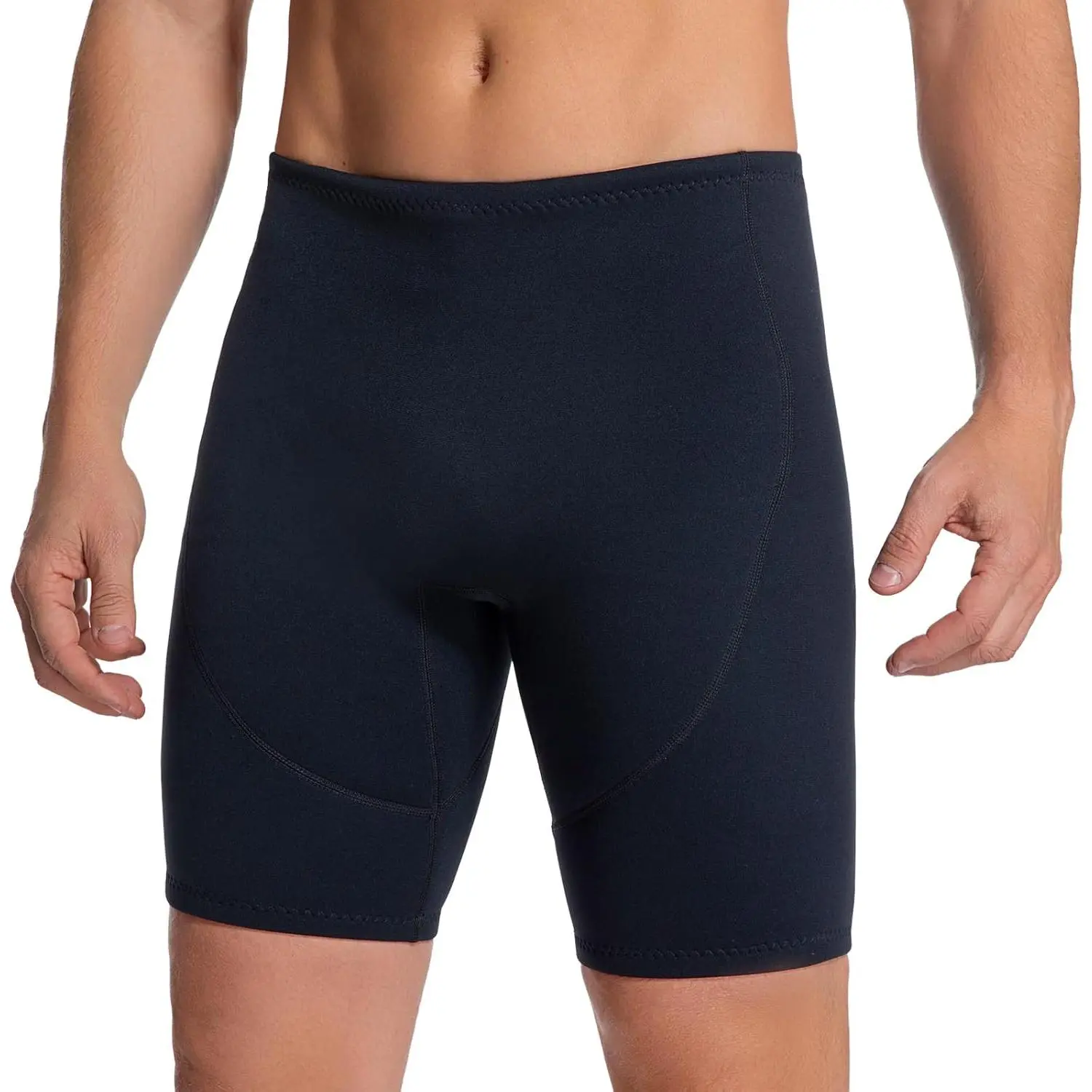 Men's 2mm Neoprene Wetsuit Shorts, Ideal for Water Sports Including Surfing, Kayaking, Diving
