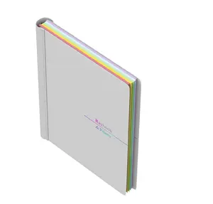 Raybook Prism, 5-Subject Color Notebook, College Ruled, 200 Sheets – Enhance Learning and Creativity with Color-Coded Pages of a Prism (Pink, Yellow, Green, Blue, Lavander))