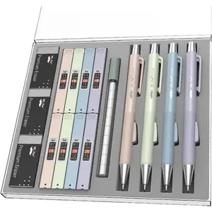 - Pastel Mechanical cil Set, 4 Pack, 2 Sizes, 0.5 & 0.7mm,  Click Aesthetic cils
