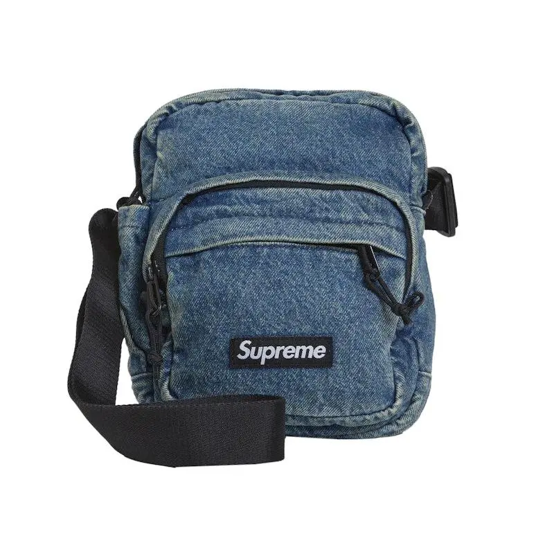 Supreme Denim Shoulder Bag Washed Indigo by StockX Supreme Denim Shoulder Bag Washed Indigo by StockX