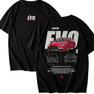 Lancer Evo X Hoodie - Sweatshirt - T-shirt, Sport Car Shirt, Cars Shirts, Evo Shirts, Gift For Fan, Gift For Him Top Menswear