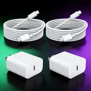 Fast Charger 10 Feet - 20W TypeC-C Charger Block with Type-C Cable, Compatible with  17/17 Pro/17 Pro Max/Air/16/16e/15,  Pro, Air M3/M2/5/4, 11/10 (White)