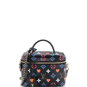 Pre-owned Louis Vuitton Leather Top Handle Bags Vanity Handbag Limited Edition Game On Multicolor Monogram PM by Rebag