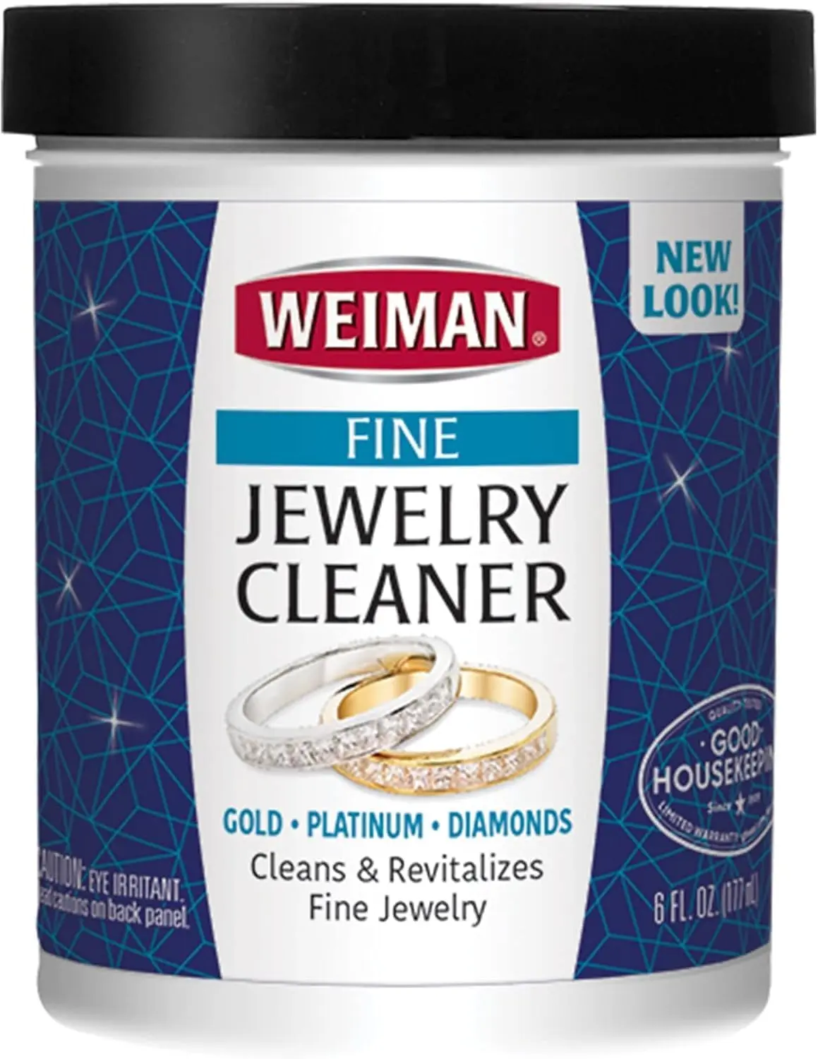 6oz Household Mild Anti-Tarnish Anti-Scratch Fine Jewelry Cleaner Liquid with Brush - Household Items Solution for Gold, Platinum, Precious Gemstones, Diamonds