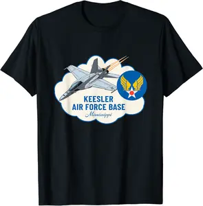Keesler AFB Air Force Base Mississippi MS Veterans T-Shirt - Folusoal Shop 73B09XMG6SZ8