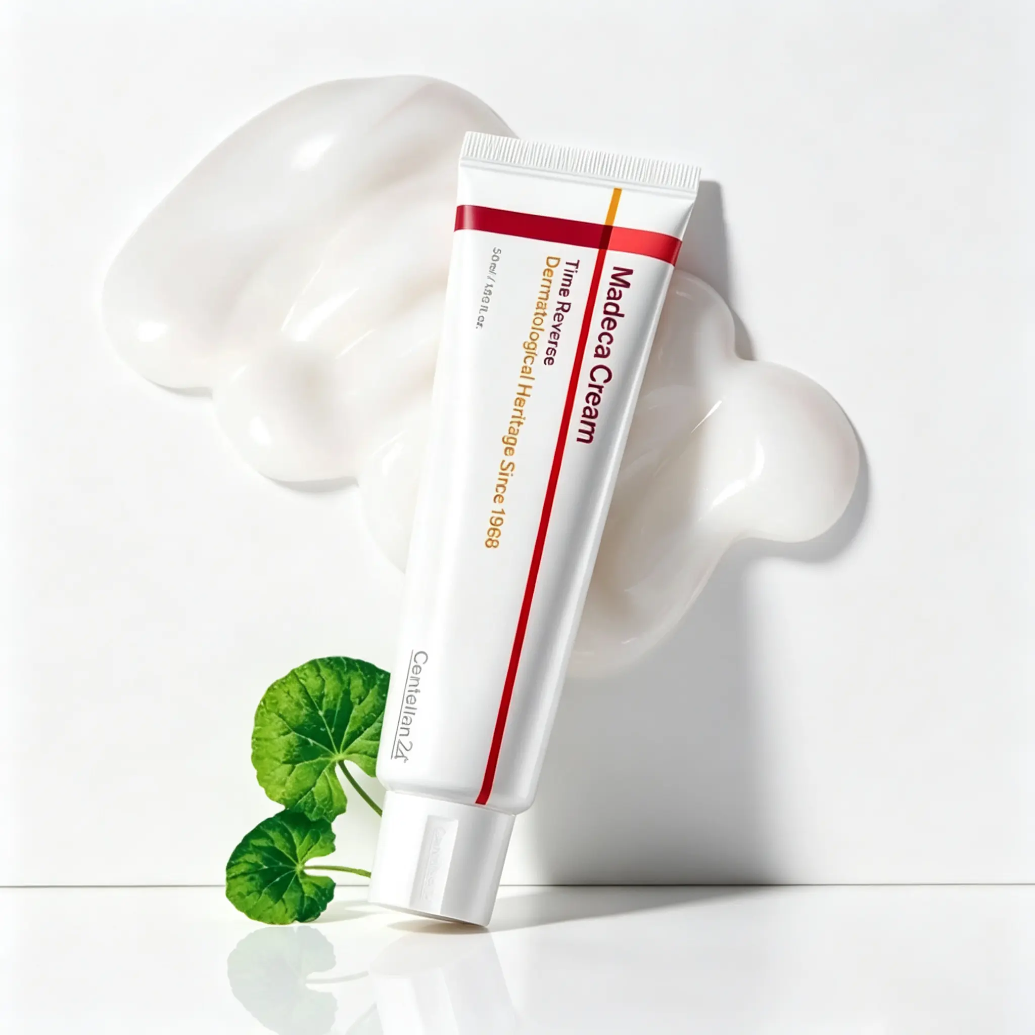 [Centellian24] Madeca Time Reverse Cream, Anti-Aging Cica Moisturizer with Hyaluronic Acid for Wrinkles & Dry Skin, Korean Skincare, 1.69 fl.oz
