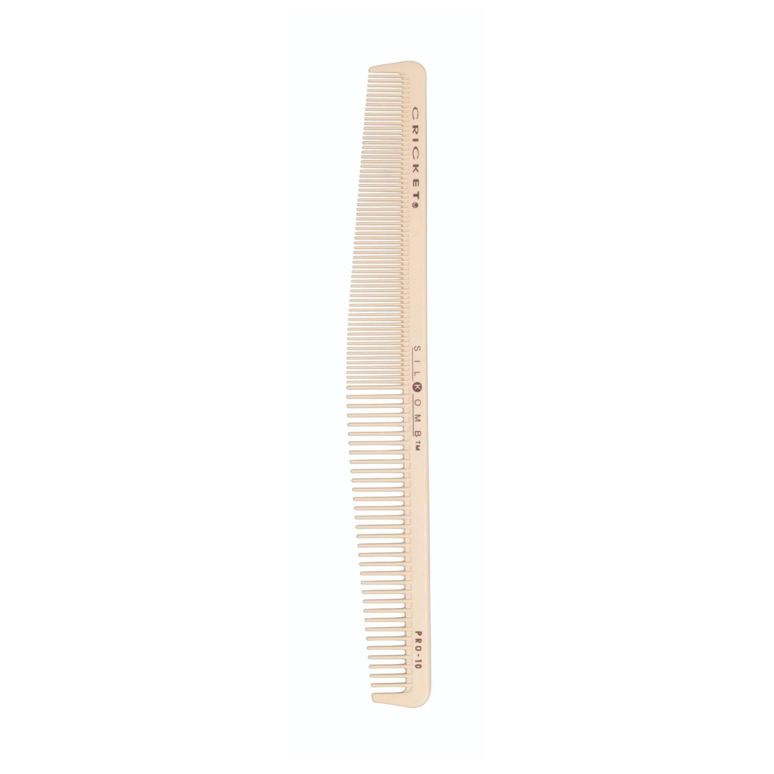Cricket Beauty Tools Silkomb Pro-10 Hair Styling Comb, Finely Polished & Silicone-injected for Smooth Glide, for Shear Over Comb Cutting & Sculpting, Hair Care Products, Frizz Reduc., Anti-Tangle