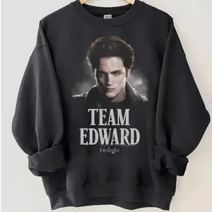Vintage Vampire Romance Team Edward T-Shirt, 90s Twilight Movie Inspired Sweatshirt, Bella And Jacob Love Triangle Graphic Tee, Cloudy Vampire Saga Shirt, Gift for Men Women