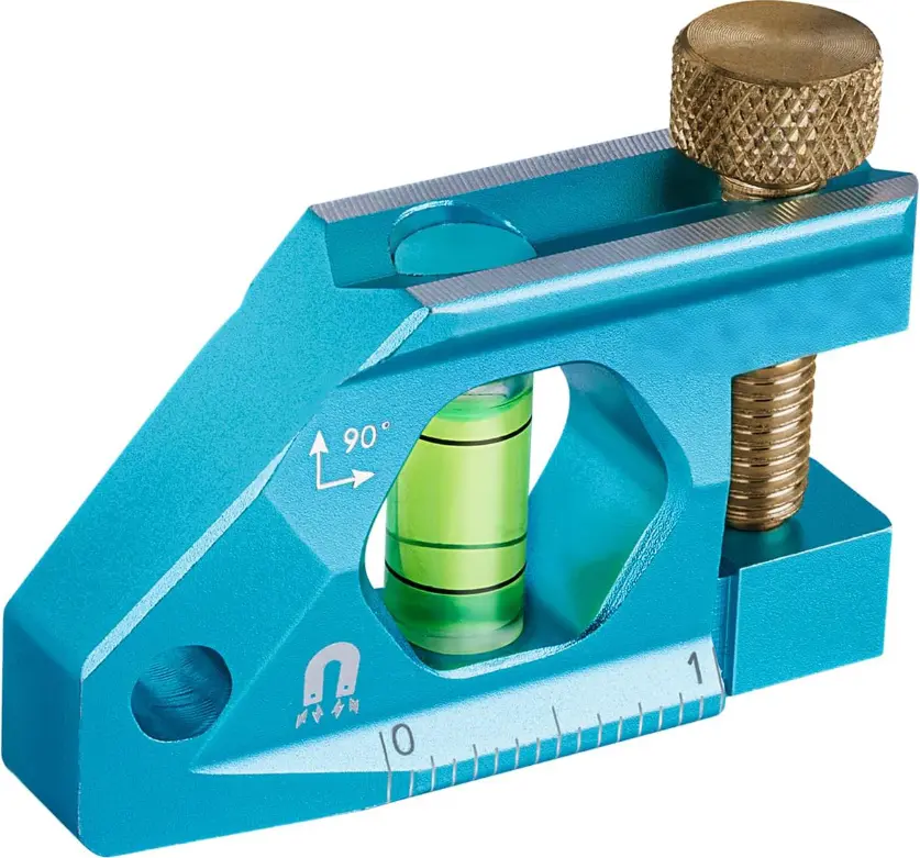 2.5-Inch Level, Magnetic Torpedo Level with 90° Bubbles, V-Groove Small Level with Large Viewing Window, Aluminum Alloy Body, Hanging Hole, SAE & Metric Scale for DIY Projects, Household Use