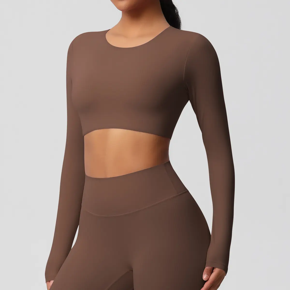 7104 Long Sleeve   Chestnut Color