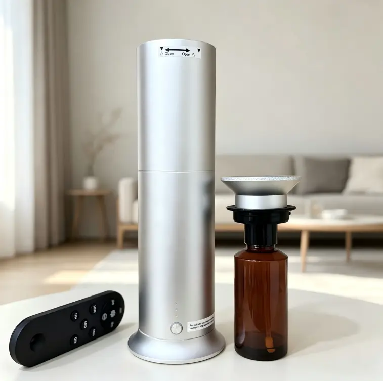 Upgraded 3.0  Discovery Kit with Sampler Oils: Cold-Air Diffusion Technology with  Touch Controls, Rechargeable Battery, Covers 1000 Sqft; Includes  2  Fragrance Oils (30ml)