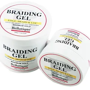 Bellatique Braiding Gel for All Hair Types - High Shine, Lasts Up to 48 Hrs (8.81 Oz) - Haircare