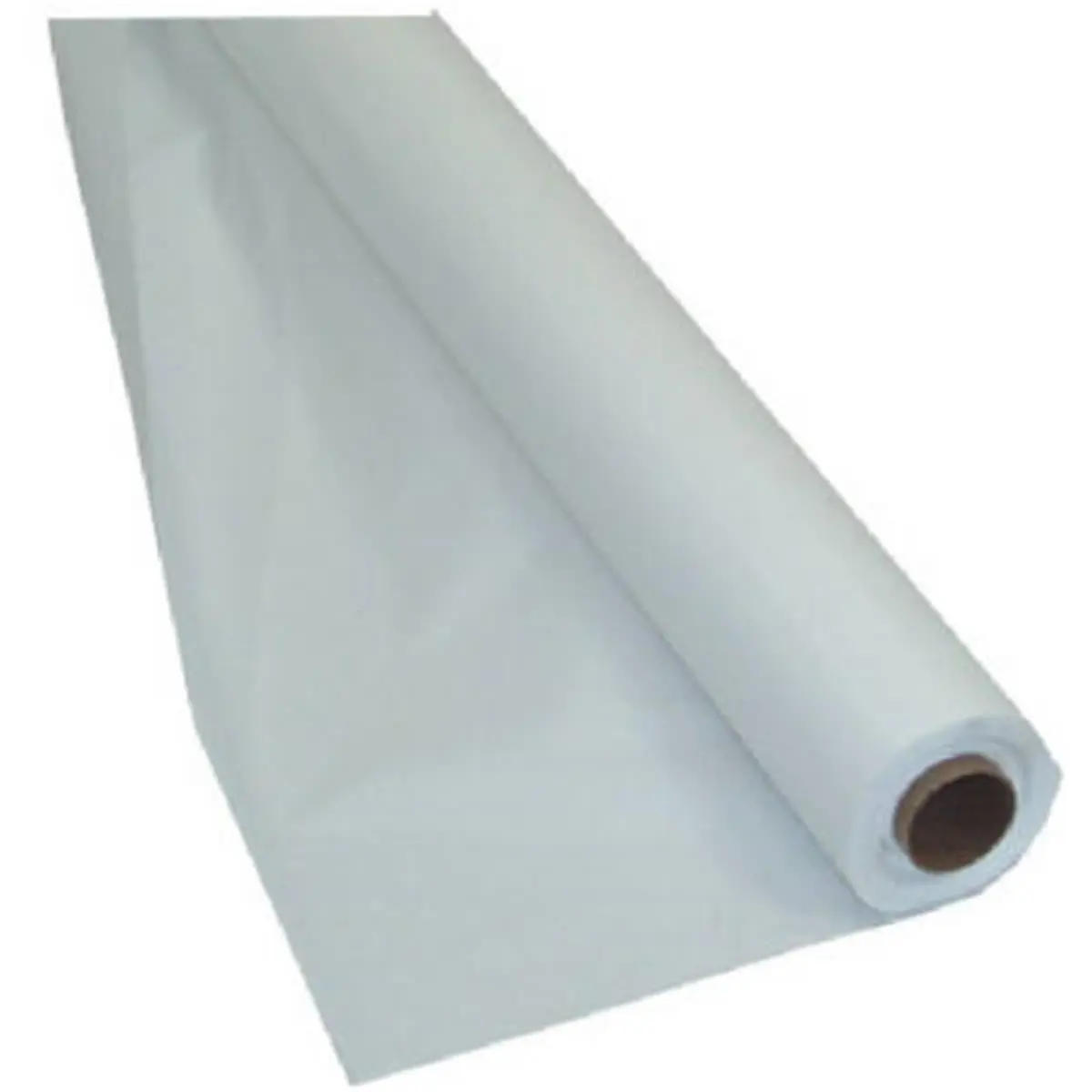 212 MAIN White Plastic Table Roll - 40 In. X 250 Ft. Single Roll Disposable Table Cover, Plastic Party Supplies for Home, Parties
