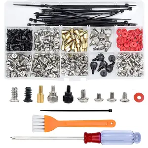 PC Screw Set, Personal Computer Stand Screw Box Kit, Desktop Computer Case Screws Laptop Motherboard Stand Bolts for Hard Drive Computer Case Motherboard Radiator Fan Graphics Card(228/332/362)