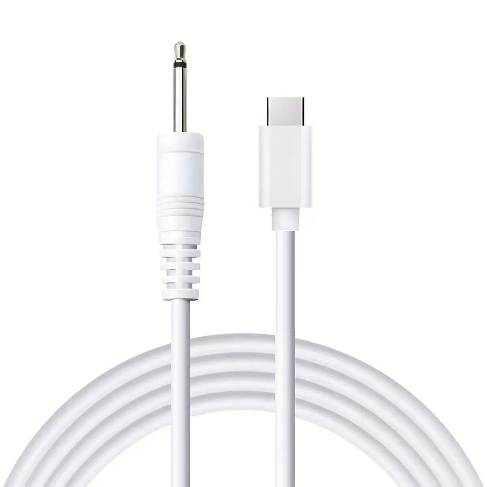 USB TYPE C TO DC2.5MM Charger Cable Type C Charging Replacement Wand Charger Cable Compatible with Tracys dog,Tracy's Dogg Beauty Instrument USB TYPE C OTG Charger Cords DC2.5mm Wand Vibrating Massager Charger Cord