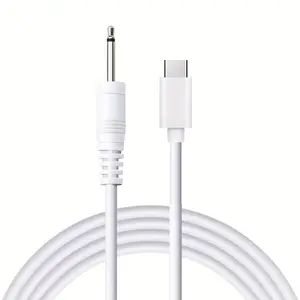 USB TYPE C TO DC2.5MM Charger Cable Type C Charging Replacement Wand Charger Cable Compatible with Tracys dog,Tracy's Dogg Beauty Instrument USB TYPE C OTG Charger Cords DC2.5mm Wand Vibrating Massager Charger Cord