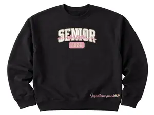 Senior Mom 2026 Crewneck Sweatshirt with Floral Design for Moms and Bonus Mamas Perfect Gift for Mother's Day Birthdays Soft Cozy High-Quality Unisex Fit Womenswear Pullover women shirts
