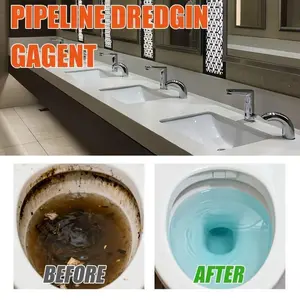 Powerful Pipeline Unclogger, Clog Removal & Odor Elimination, Kitchen Toilet Bathroom Universal, Effective Drain Cleaner