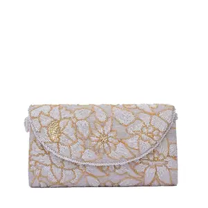 MAWC Handmade Beaded Purse Vintage Clutches Evening bags Trendy Shimmering Handbags Sparkling Cross Body Purse Vibrant Bead Patterned Handbag