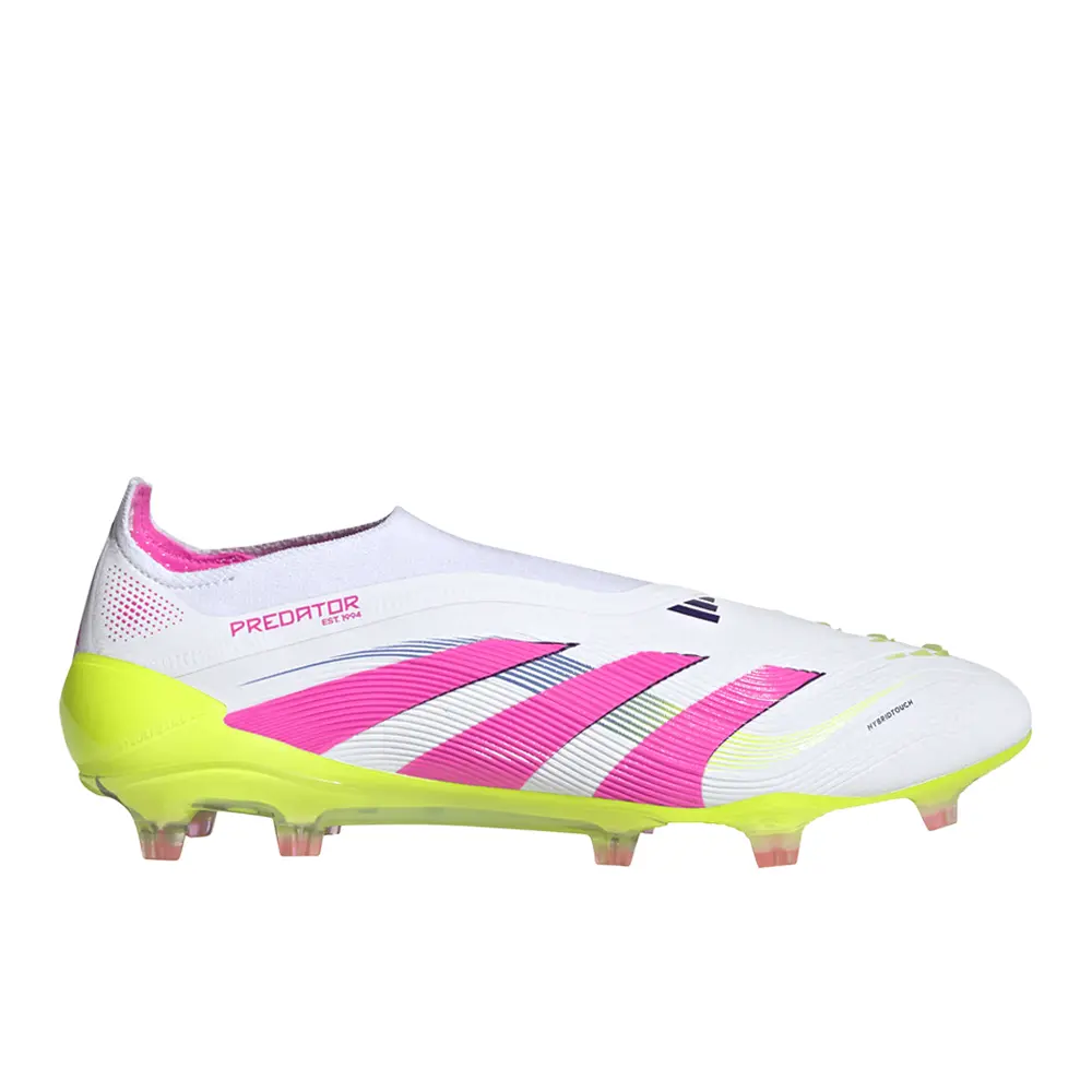 adidas Mens Predator Elite Firm Ground Soccer Cleats - White adidas Mens Predator Elite Firm Ground Soccer Cleats - White
