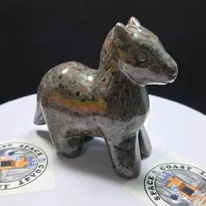 4 inch Yooperlite Horse Carving