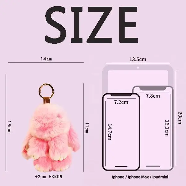 新品未開封　TikTok LIVE クッション　キーホルダー　セット Handmade Bunny Keychain - 2026 Memorial Day New Design, Gold-Tone