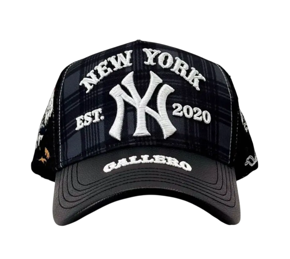 GALLO FINO NEW YORK GALLERO BLACK SNAPBACK HAT FULL SET GFNEWYK BLK