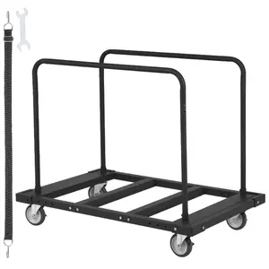VEVOR Drywall Cart, 1500 LBS Panel Dolly Cart with 36.02x 24.02 Deck and 5 Swivel Wheels, Heavy - Duty Drywall Sheet Cart, Handling Wall Panel, Sheetrock, Lumber, for Garage, Home, WarehouseVEVOR Super Brand Day