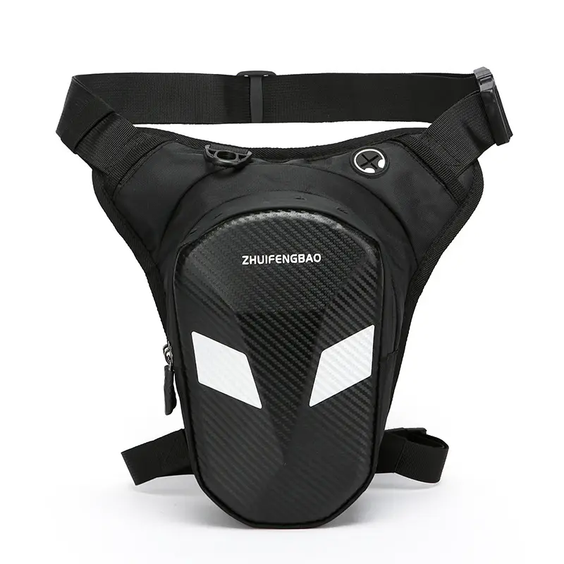 Caojie Cycling Leg Bag Motorcycle Gear Men's Waterproof Reflective Rider Bag Women's Outdoor Sports Motorcycle Travel Crossbody Waist Bag