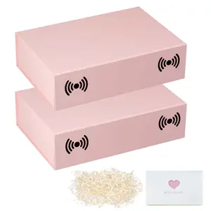 Gift Boxes with Lids for Presents, 10.7'x7'x2.8' Gift Boxes, Pre-warpped Nesting Boxes for Gifts, Luxury Gift Box, Premium Gift Box for Valentine's Day, Anniversaries, Birthdays,Weddings, etc.