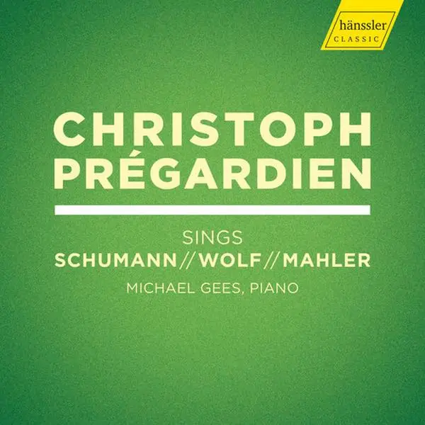 Mahler / Pregardien / Gees - Christoph Pregardien Sings Schumann / Wolf  [COMPACT DISC - CD] 2 Pack