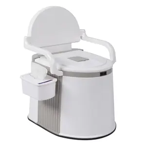 Portable Camping Toilet - 5 Gallon Outdoor Travel Toilet for Camping, Hiking, Fishing with Waste Bags & Tissue Holder