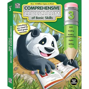 Carson Dellosa Comprehensive Curriculum of Basic Skills 3rd Grade Workbook, Reading Comprehension, Language Arts, Spelling, Grammar, Math, and Writing Practice, Classroom or Homeschool Curriculum Paperback – March 17, 2016