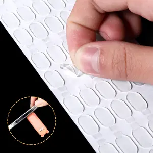 300 Pieces, 600 Pieces Transparent Removable Gel Adhesive, Sticky Dot Installation, Suitable for Crafts, Balloons, Holiday Party Decorations, No Trace Double-Sided Tape with Ears, Car Ornaments, Foot Stickers, Blind Box Stickers, Adhesive Dots