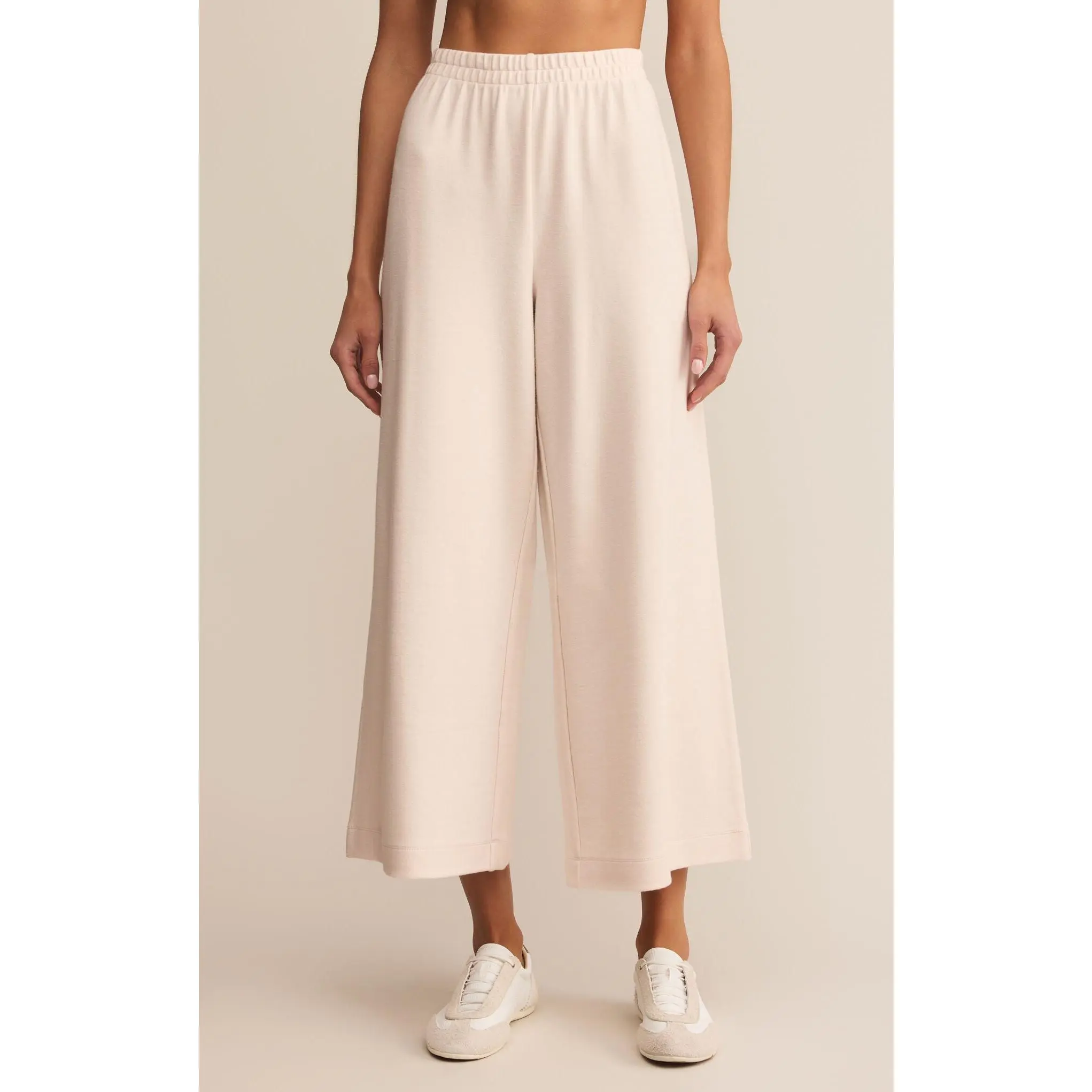 Scout Luxe Rib Pant - Warm White