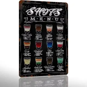 Funny Bar Tin Sign, 8x12 Inch Wall Decor, Wall Art for Home Living Room Bedroom Bar Coffee Shop, Home Decor