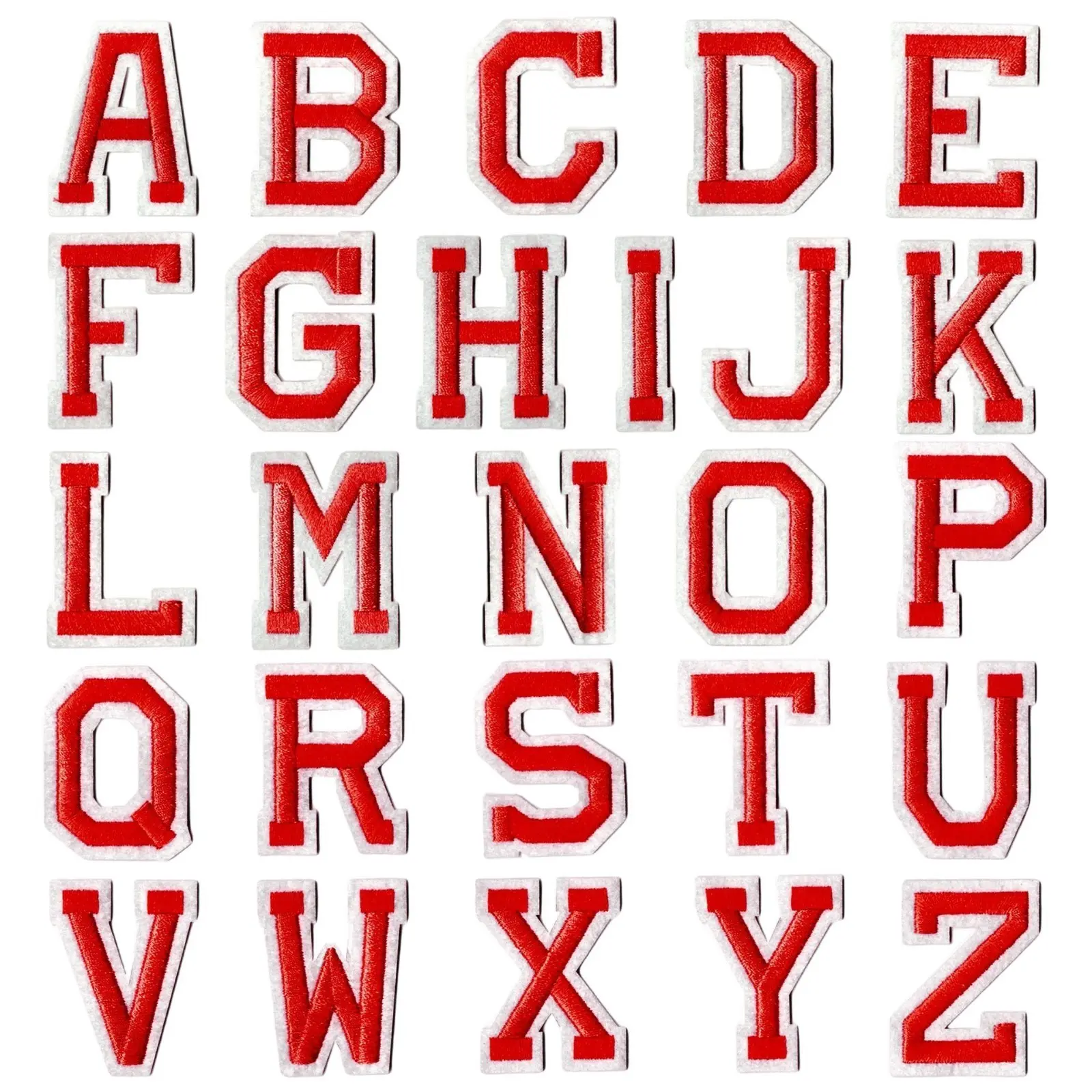 Multiple Colors Available, Letter Embroidered Patches, Number Embroidered Patches, Perfect for DIY Clothing, Jackets, Hoodies, Kids' Decorations, Embroidery Craft, Embroidery Design