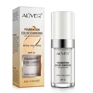 Color Changing Foundation, Long-lasting Moisturizing Foundation, Lightweight Hydrating Foundation, Makeup Product for Women & Girls, Daily Cosmetic