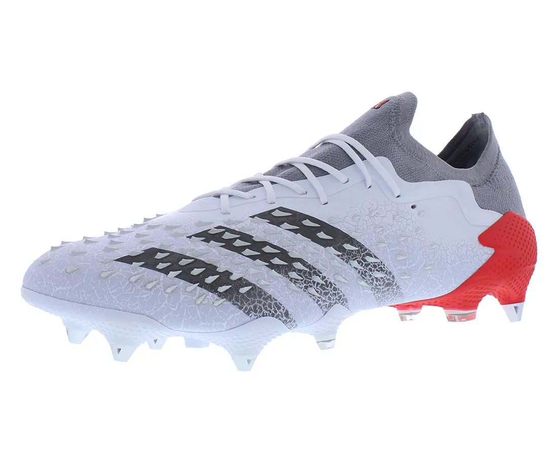 Adidas Predator Freak .1 Low Lace-Up Soft Ground Mens Shoes, Men's Athletic Sports Footwear Sneakers