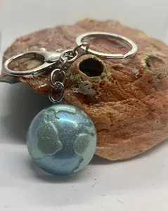 Earth Keychain - Miniature Replica of Planet Earth - Glow in the Dark Option - Durable & Long-Lasting - Perfect for Nature Lovers