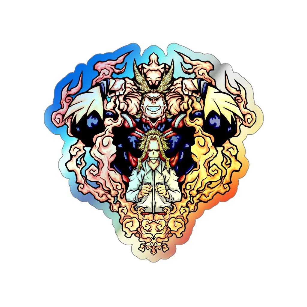ALL MIGHT - Holographic Sticker