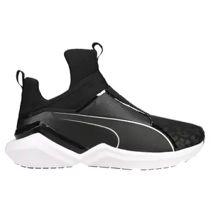 PUMA Womens Fierce 2 Reflective Slip On Training Sneakers Shoes - Black PUMA Womens Fierce 2 Reflective Slip On Training Sneakers Shoes - Black