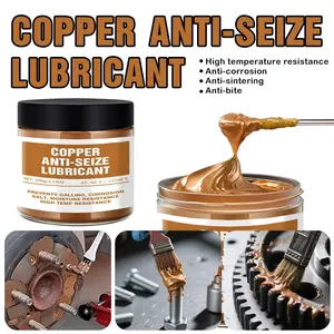 63g Copper Base Anti-Clogging Grease High Temperature Anti-Bite Thread Lubricating Paste General Use for Metallurgy Welding