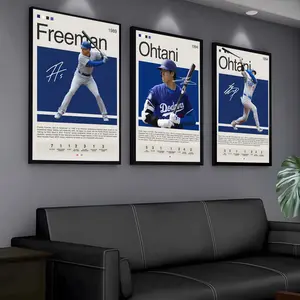 PIKPAKA Los A-Angeles D-Dodgers Baseball Player Design Ohtani Poster HD Waterproof Art Poster For Home, Bar & Café Decor | Fade-Resistant, Non-Sticky, Vibrant DIY Wall Print | Perfect Decorative Poster For Office & Living Room