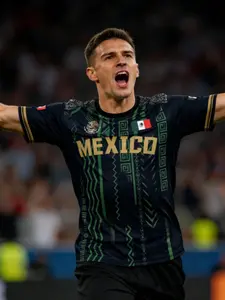 2026 Mexico World Cup Football Jersey, Comfortable Round Neck T-Shirt, Casual Wear for Soccer Games, Training, Fitness, Athletic Activewear, Unisex Gift Choice