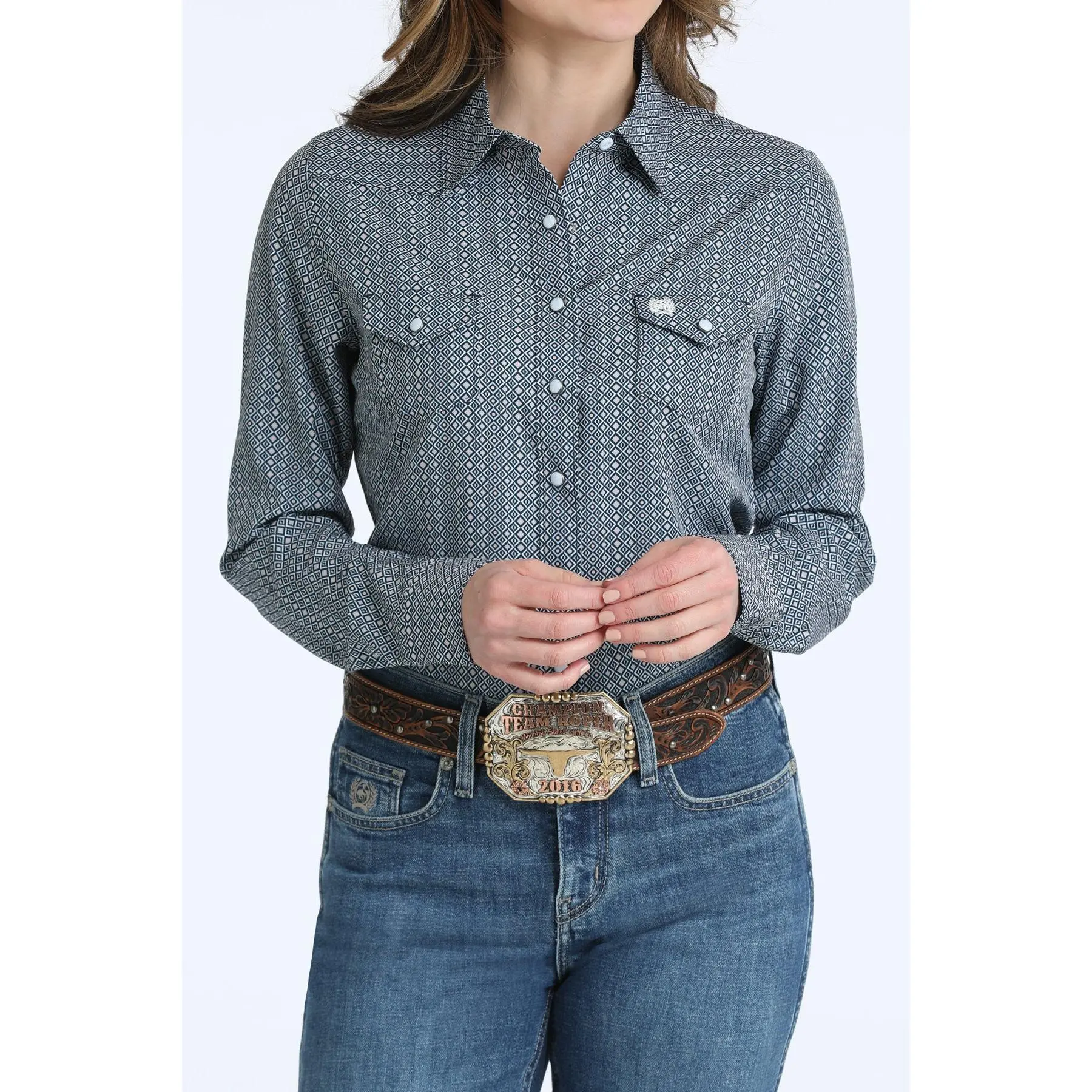 Cinch Women's ArenaFlex Snap Front Long Sleeve Shirt