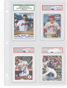 Graded Card Slab Binder Pages Storage & Display Compatible with 40 PSA BGS BCCG CGC Graded Sports Cards Also Fit One-Touch Magnetic Card Holders